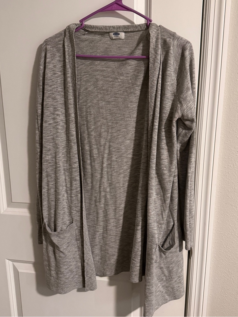 Bundle of 3 Cozy Cardigans-Grey, Mulicolor, and Green - Picture 2 of 4